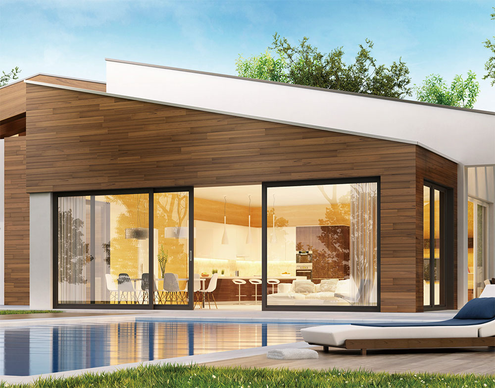 欢喜三轨推拉门