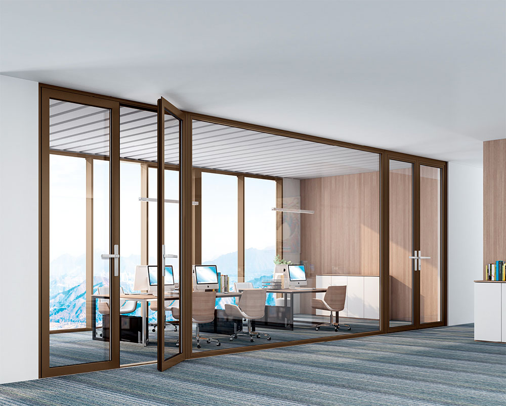 75 断桥外平开门